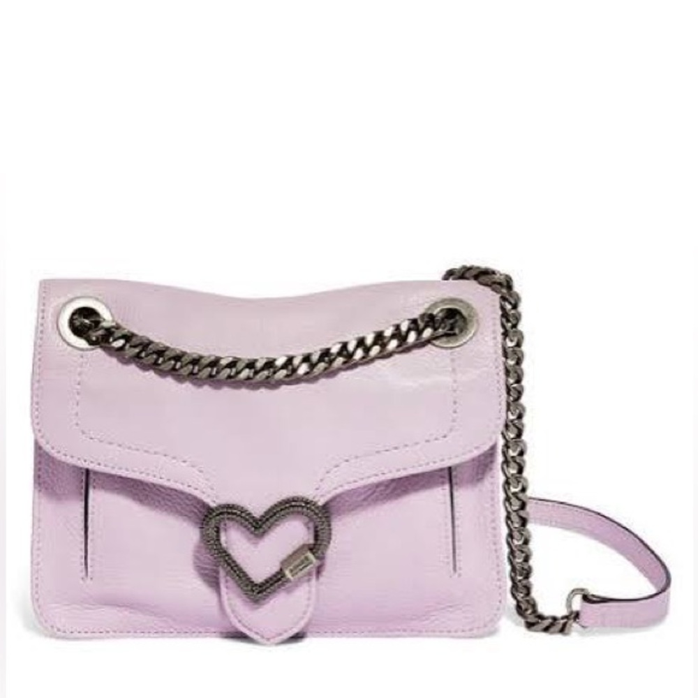 Aimee Kestenberg Leather Lavender Crossbody Bag